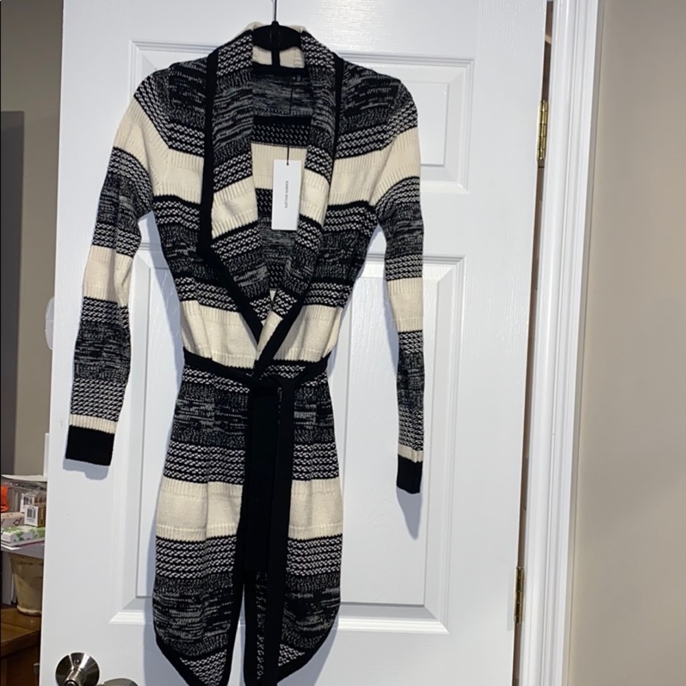 Karen Millen long belted cardigan